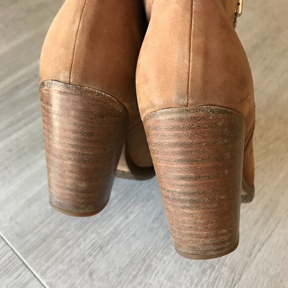Rag & Bone Booties Womens Size 6 Brown Tan Margot Suede Leather Boots Fall Wear - Picture 9 of 14